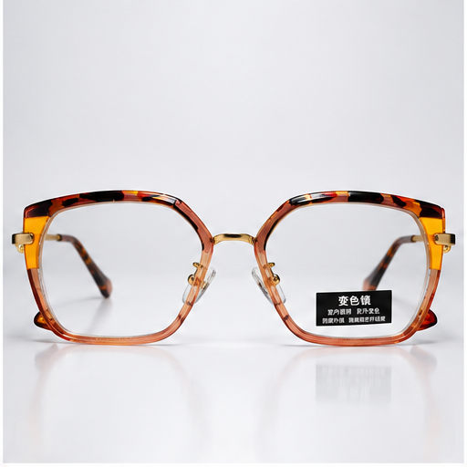 vunette signature - carré acétate léopard