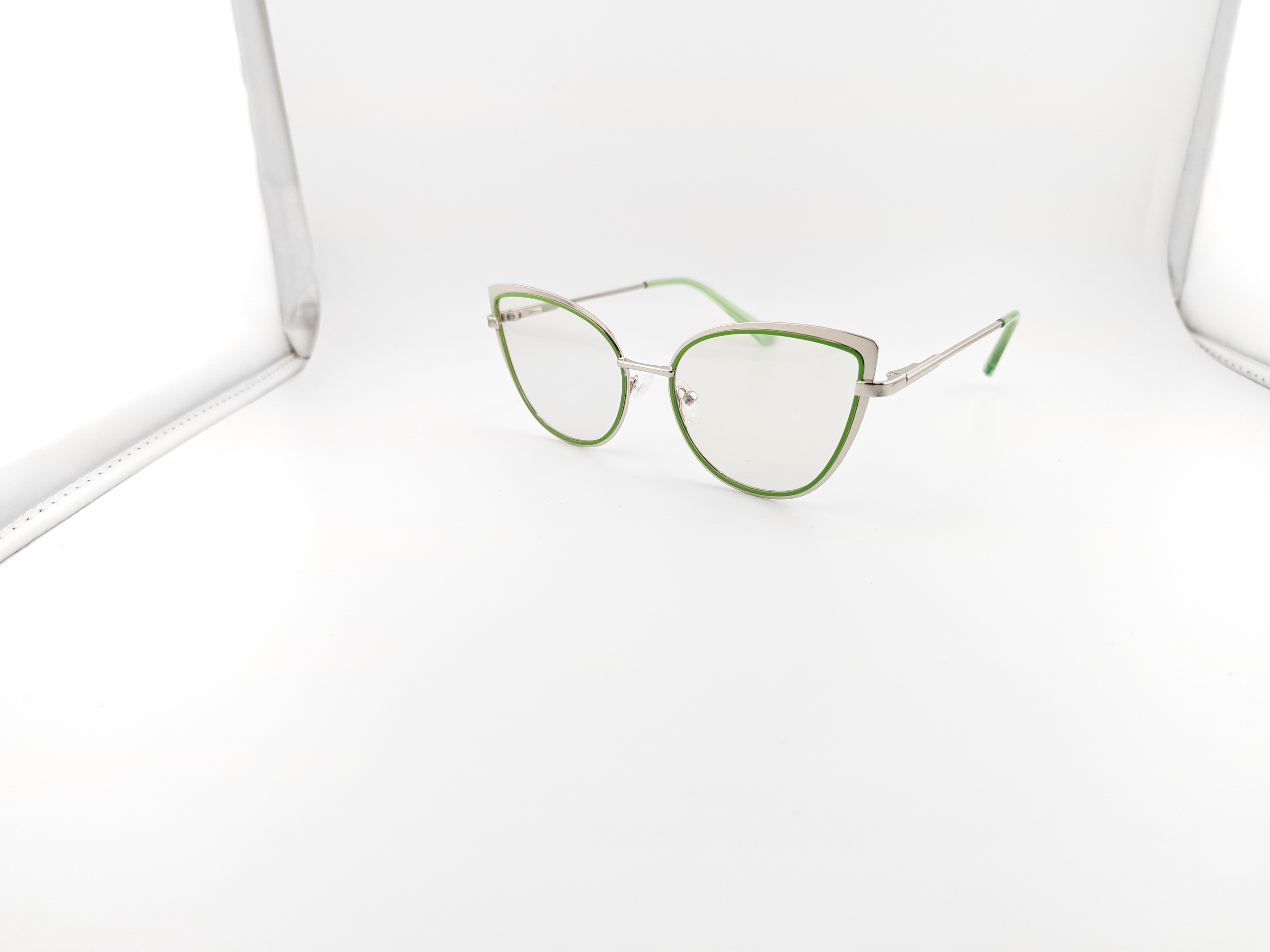 vunette signature - papillon métal vert