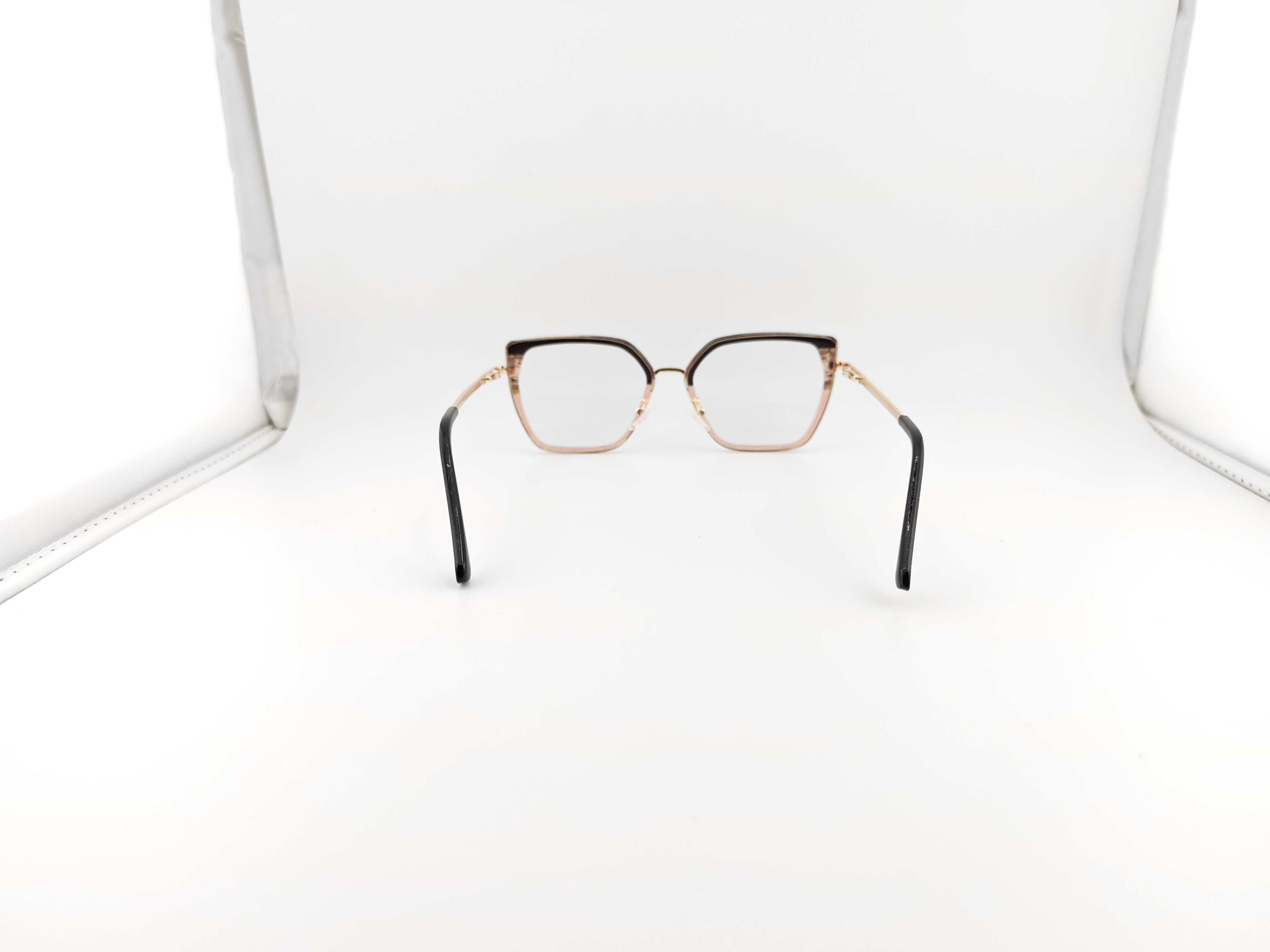 Vue miniature 4 de vunette signature - carré métal noir & beige